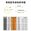 Wholesale rubber bands with free shipping, high elasticity 32A rubber bands, rubber rings, high-temperature resistant cowhide bands, industrial rubber rings, rubber rings, high elasticity rubber bands, rubber bands, rubber bands Specification image